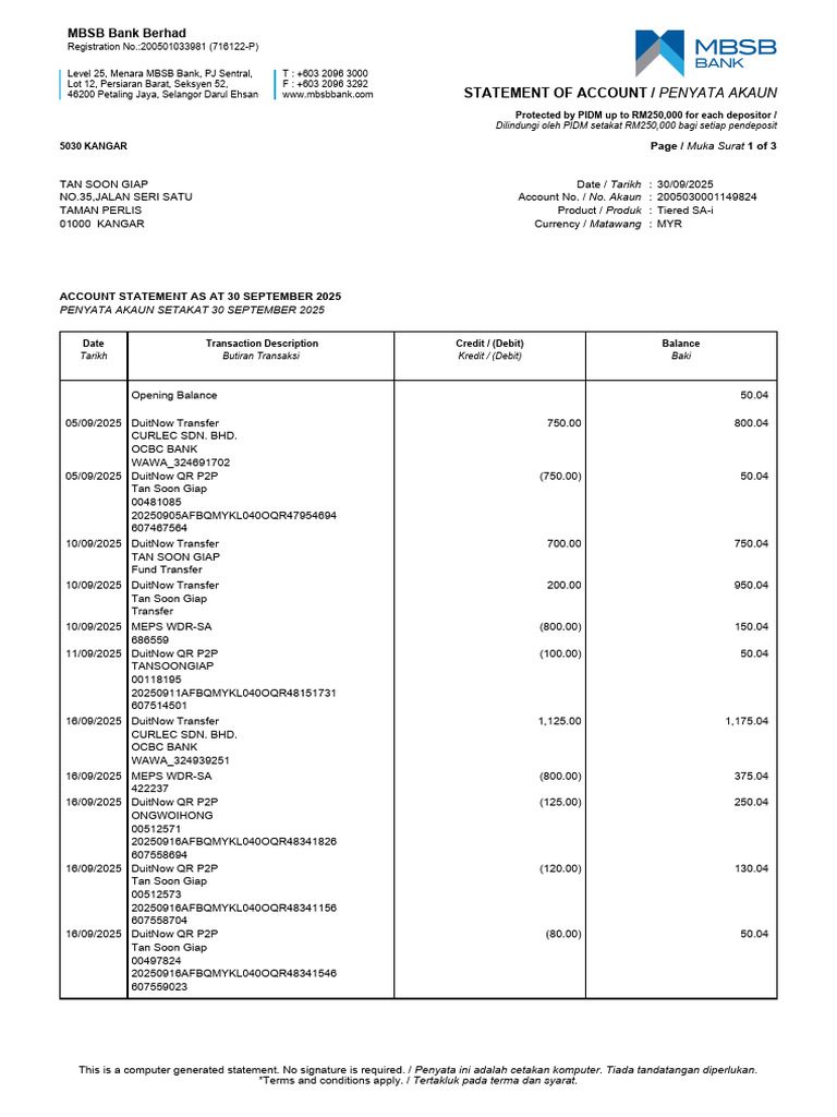 estatement092025 | PDF