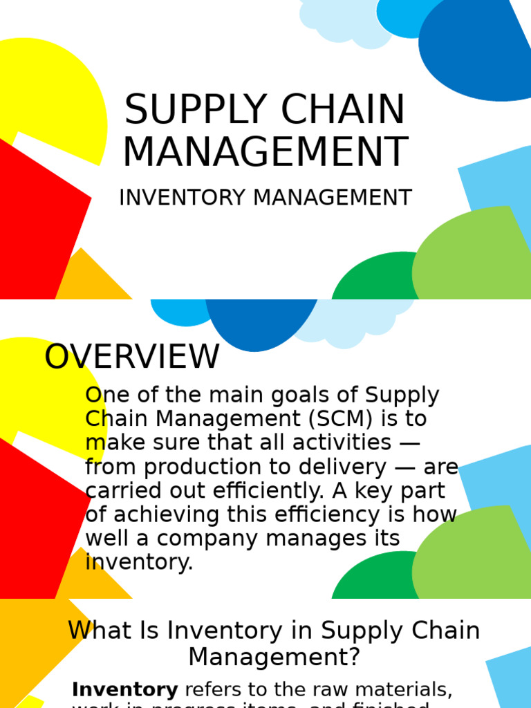 Inventory Management in Supply Chains | PDF | Inventory | Supply Chain