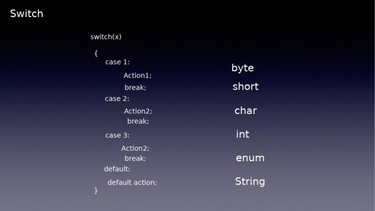 Switch | PDF
