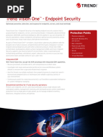 Trend Vision One Endpoint Security Datasheet | PDF | Security ...