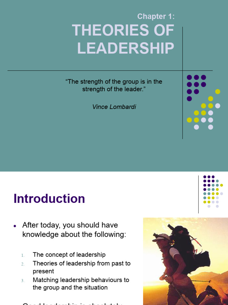Leadership Theories and Styles Explained | PDF | Leadership ...
