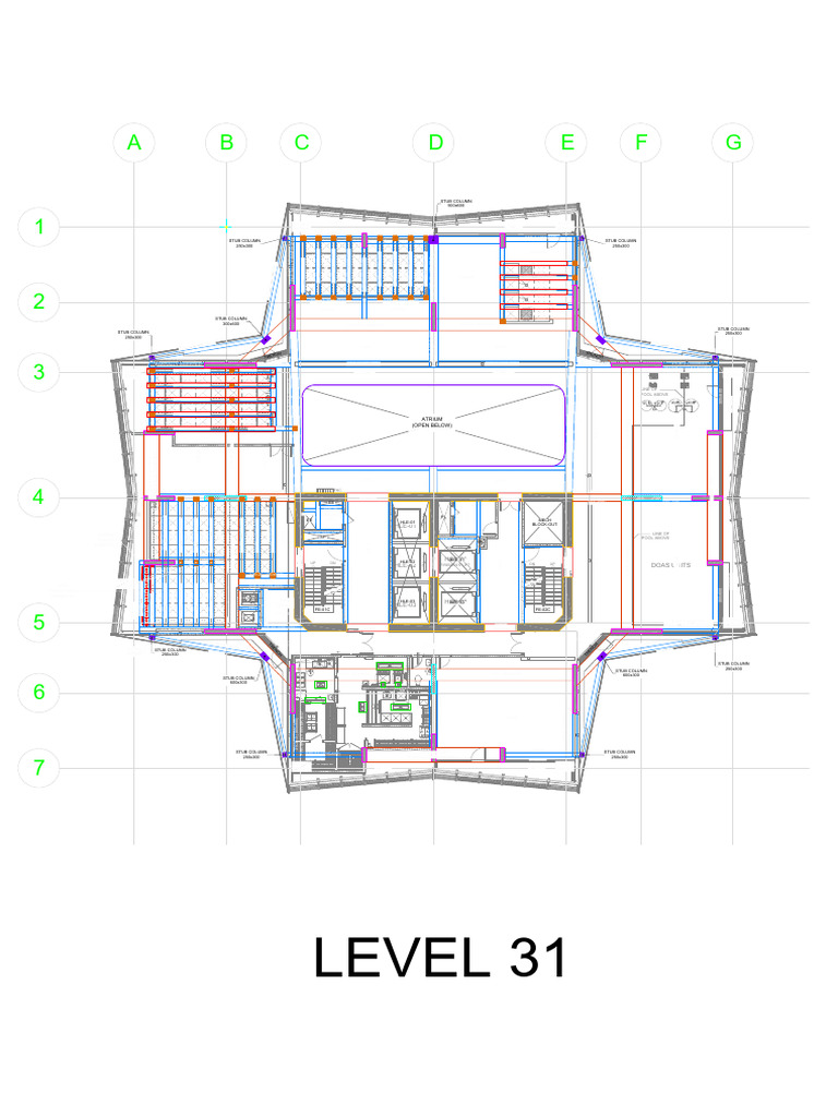 Level 31 Structural Layout Details | PDF