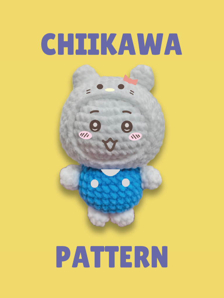 Chiikawa Crochet Pattern Guide | PDF | Crochet | Figured Fabrics