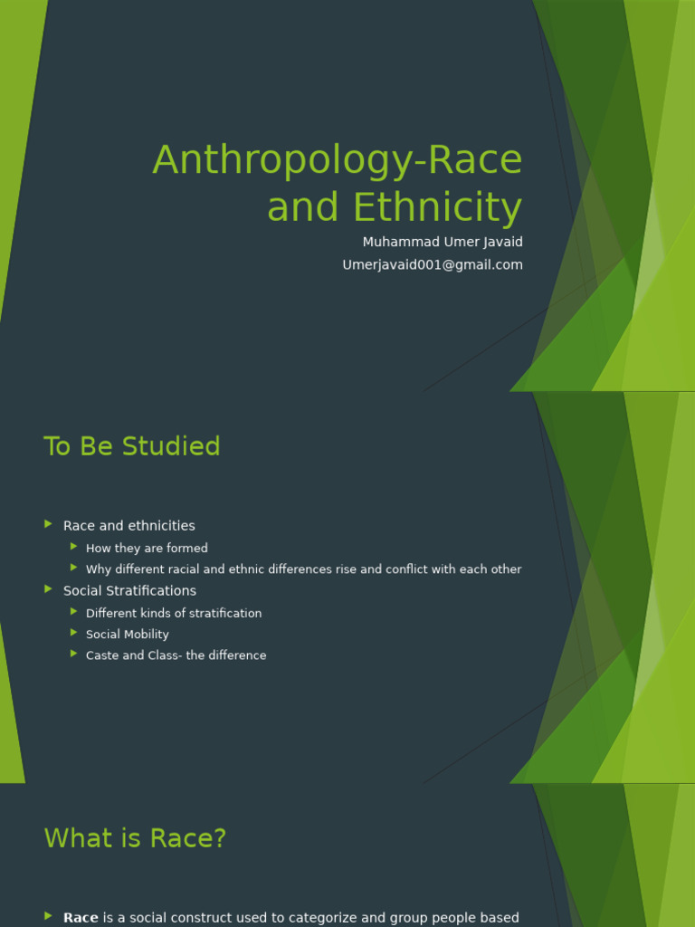 Anthropology 8-Race and Ethnicity | PDF | Race (Human Categorization ...