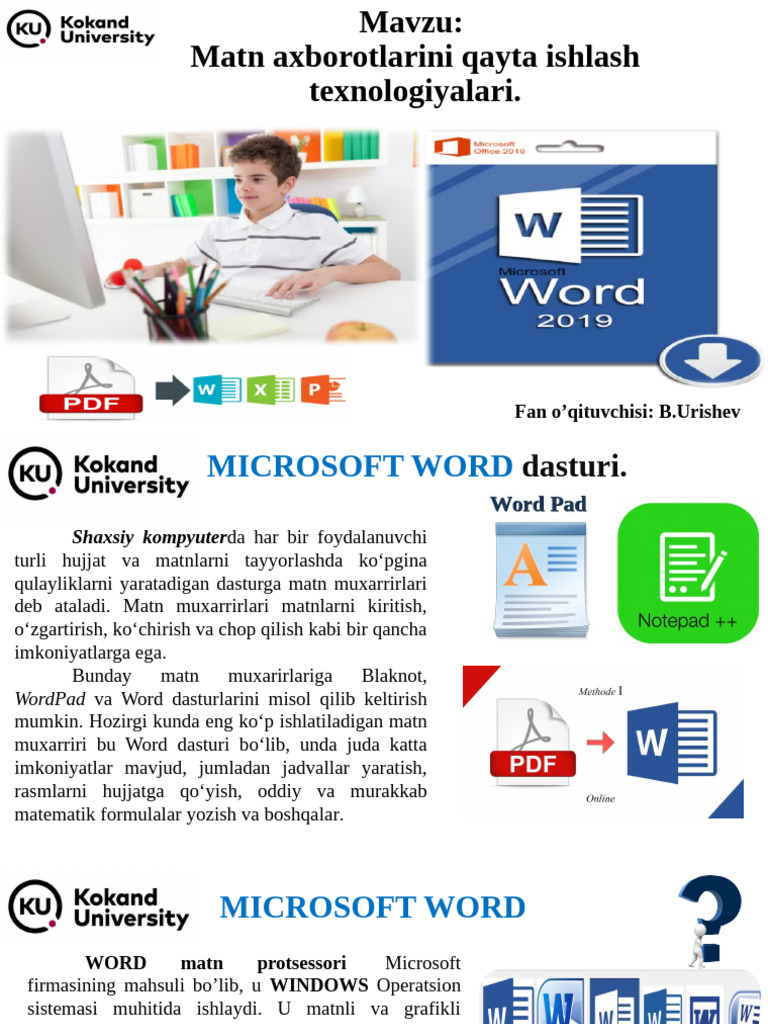 1 Taqdimot | PDF