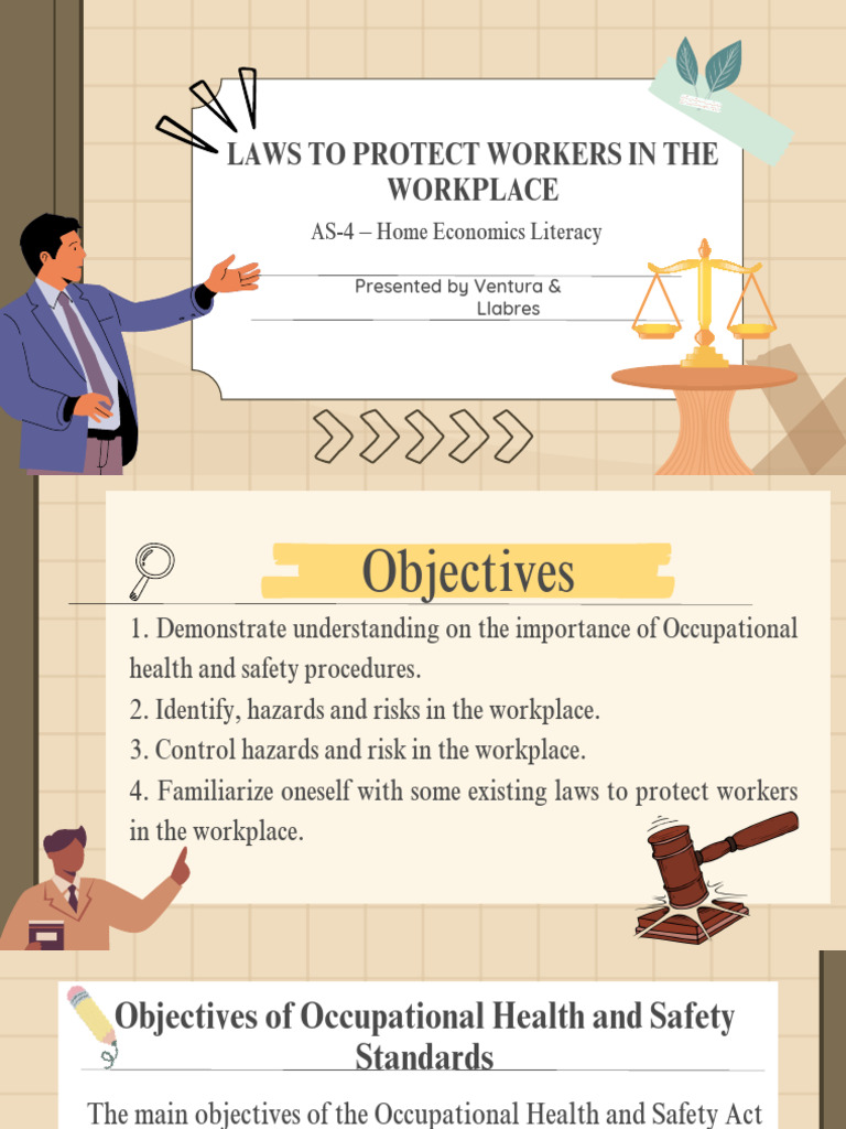 Laws To Protect Workers in The Workplace | PDF | Food Safety | Clean ...