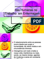 Relações Humanas No Trabalho em Enfermagem