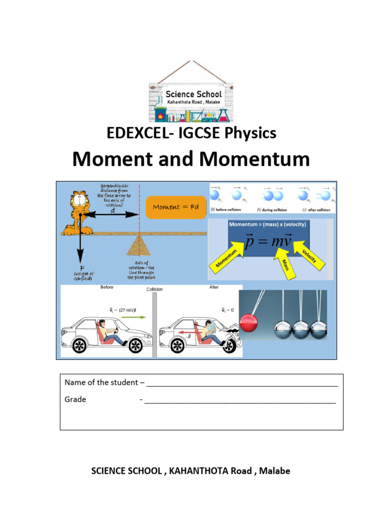 IGCSE Physics: Momentum and Collisions | PDF | Momentum | Force