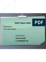 Intel's value chain analysis