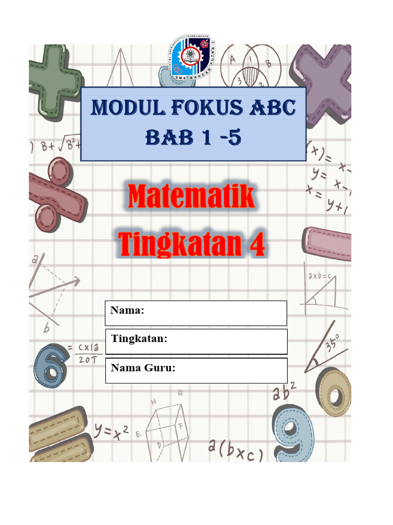 Modul ABC Mate Ting 4 Bab 1 - 5 | PDF
