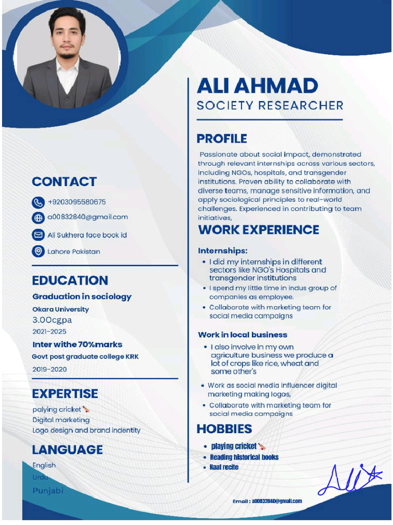 Ali CV | PDF