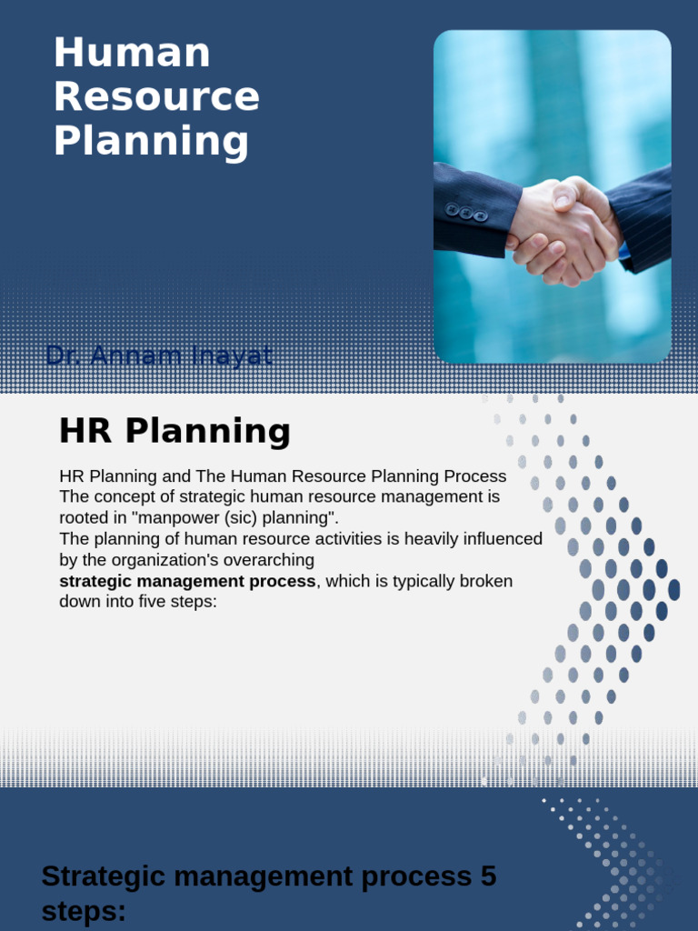 Human Resource Planning Process Guide | PDF | Recruitment | Human ...