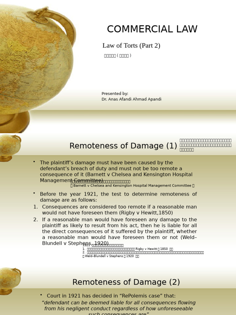 5.2 Law of Tort Part 2 | PDF | Conversion (Law) | Legal Liability