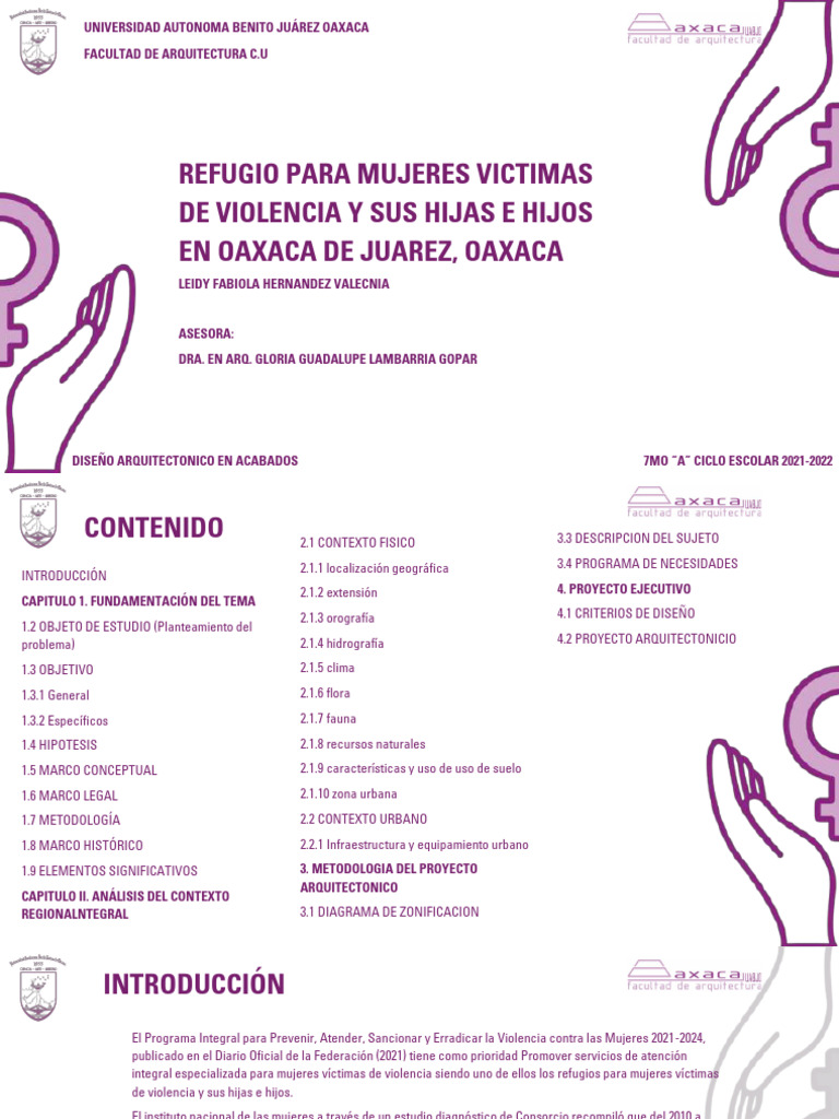 Refugio para Mujeres Presentacion | PDF | Violencia | Sofá