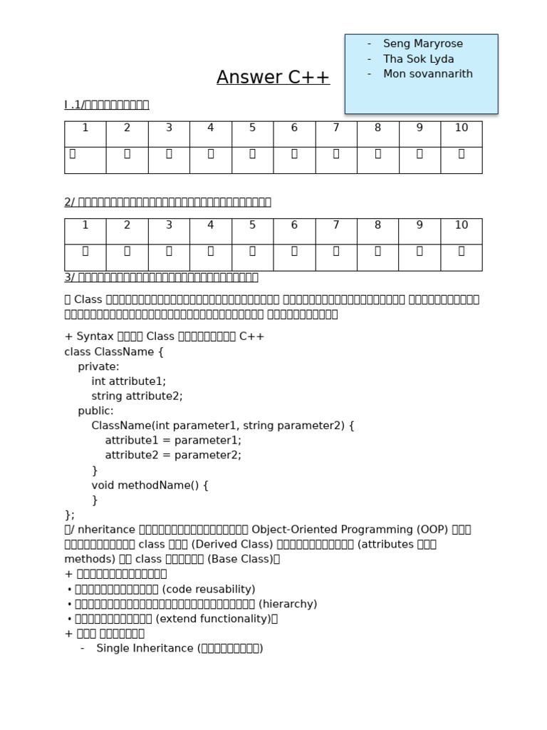 Answer C | PDF