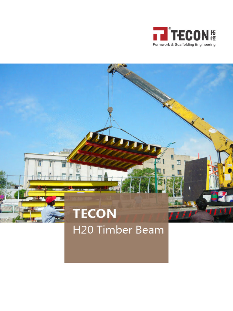 TECON H20 Timber Beam Specifications | PDF | Lumber | Beam (Structure)