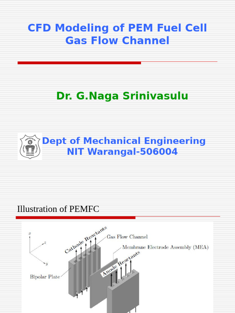 3D CFD Modeling of PEM Fuel Cell | PDF | Water | Cathode