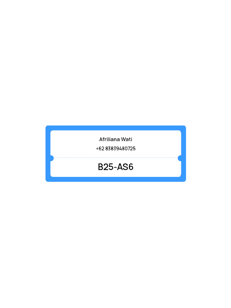 PKG B25 As6 | PDF