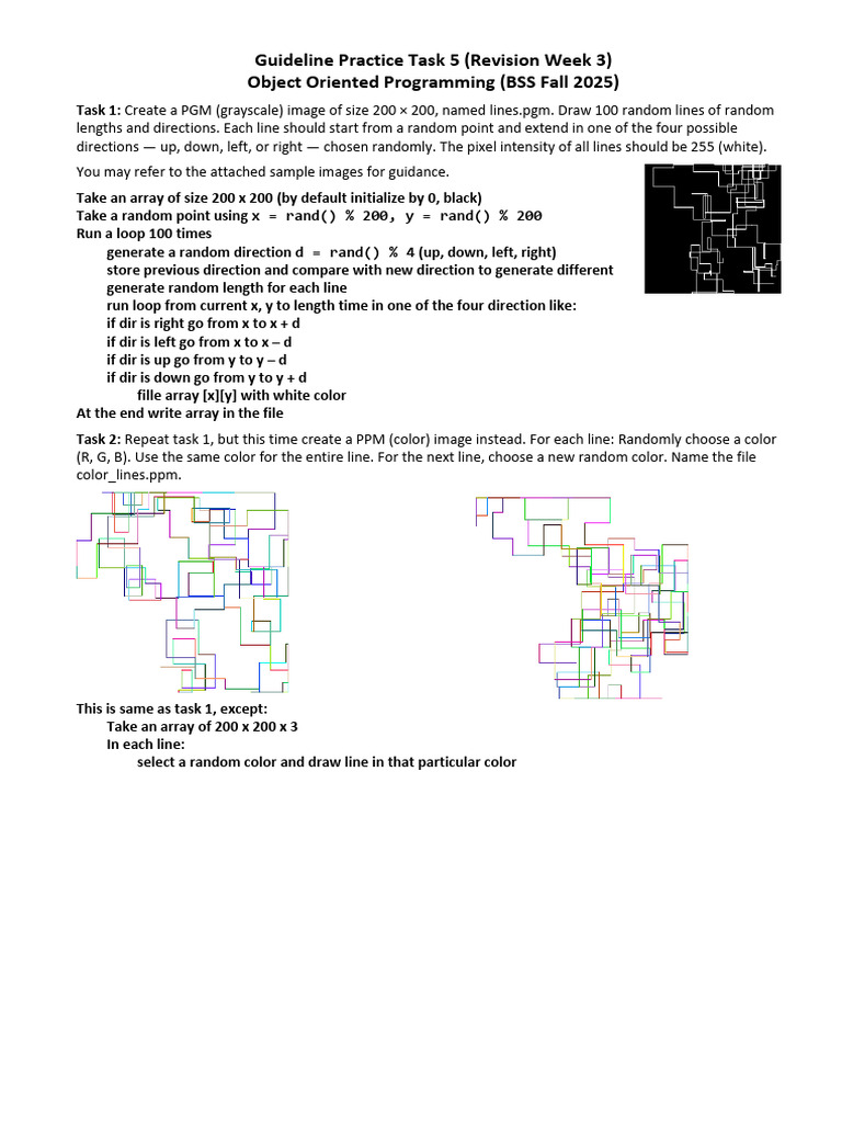 Object-Oriented Programming Image Tasks | PDF | Computer Vision | Imaging