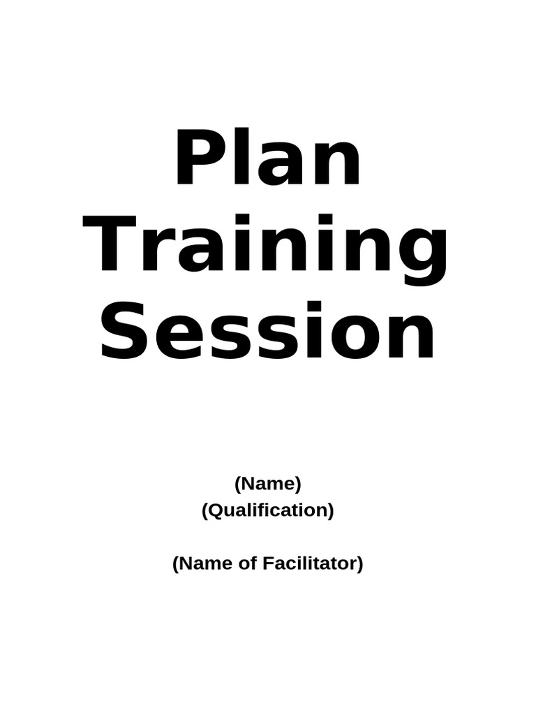 Plan Training Session Identify Learners Training Requirements | PDF ...