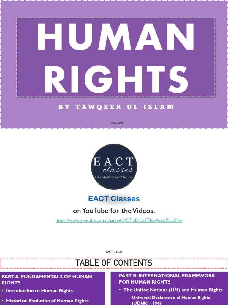 Understanding Human Rights Fundamentals | PDF | Human Rights ...