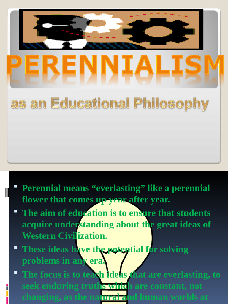 Advocates of Perennialism in Education | PDF