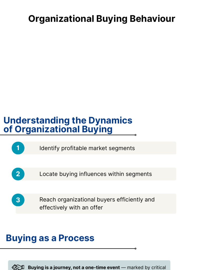 S2 Organizational Buying Behaviour Pdf Procurement Auction