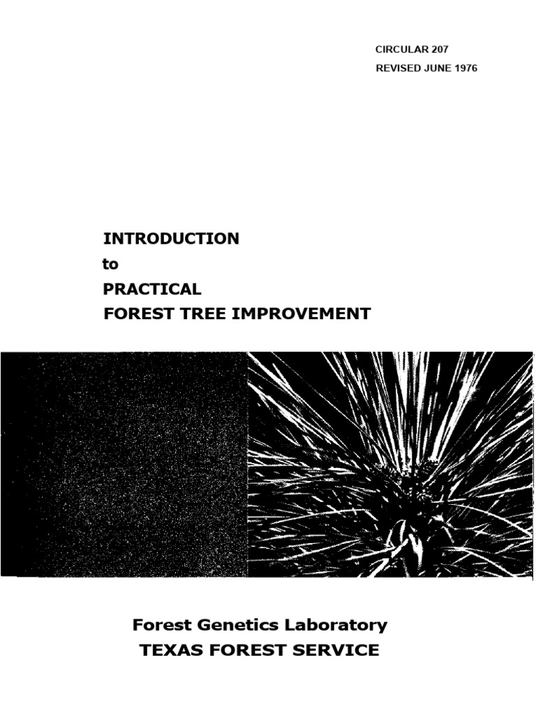 Practical Forest Tree Improvement Guide | PDF | Rna | Heredity