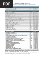 FAMU Academic Calendar 2025-2026 | PDF | Fee