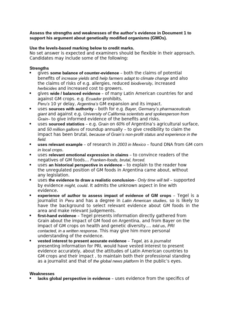 AK_AS GP Formative 1 | PDF | Genetically Modified Food | Genetically ...
