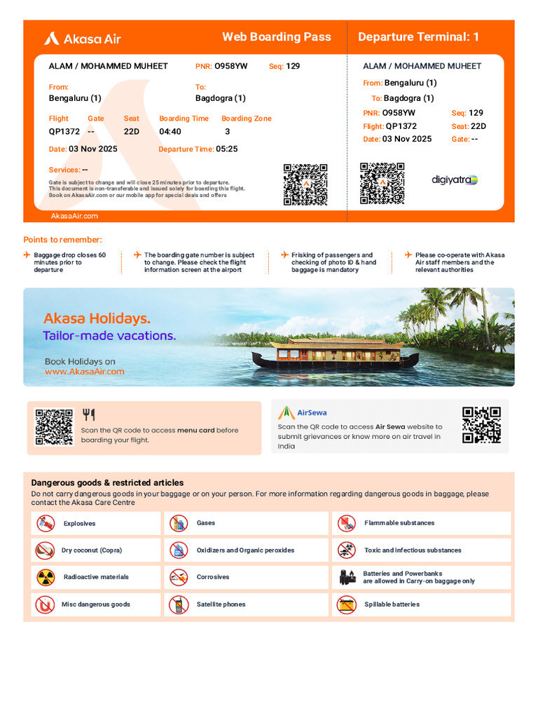 BLR Ixb O958yw Mohammed Muheet Alam | PDF | Dangerous Goods