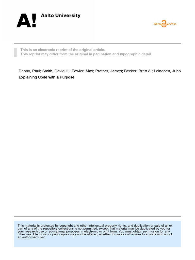 Code Comprehension and LLM Skills | PDF | Reading Comprehension ...