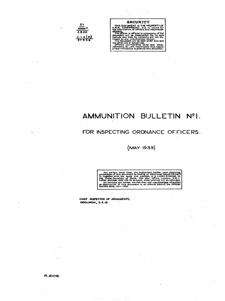 A.A. Ammunition Inspection Guidelines | PDF | Projectiles | Explosion
