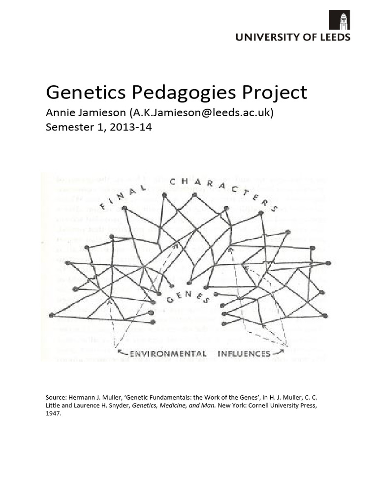 Genetics Pedagogies Project Overview | PDF | Genetic Linkage ...
