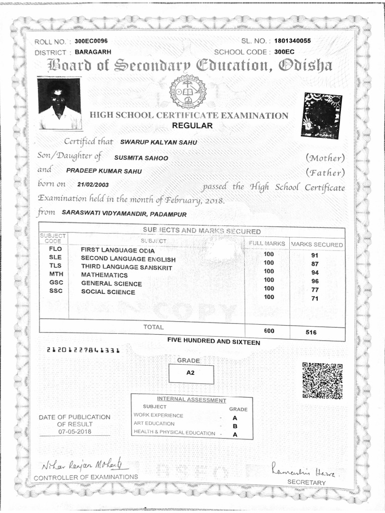 Matric Result | PDF