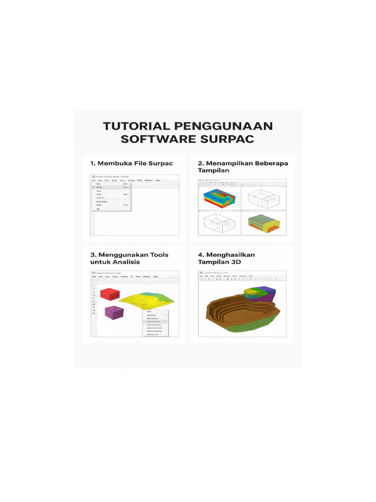 Panduan Lengkap Software Surpac | PDF