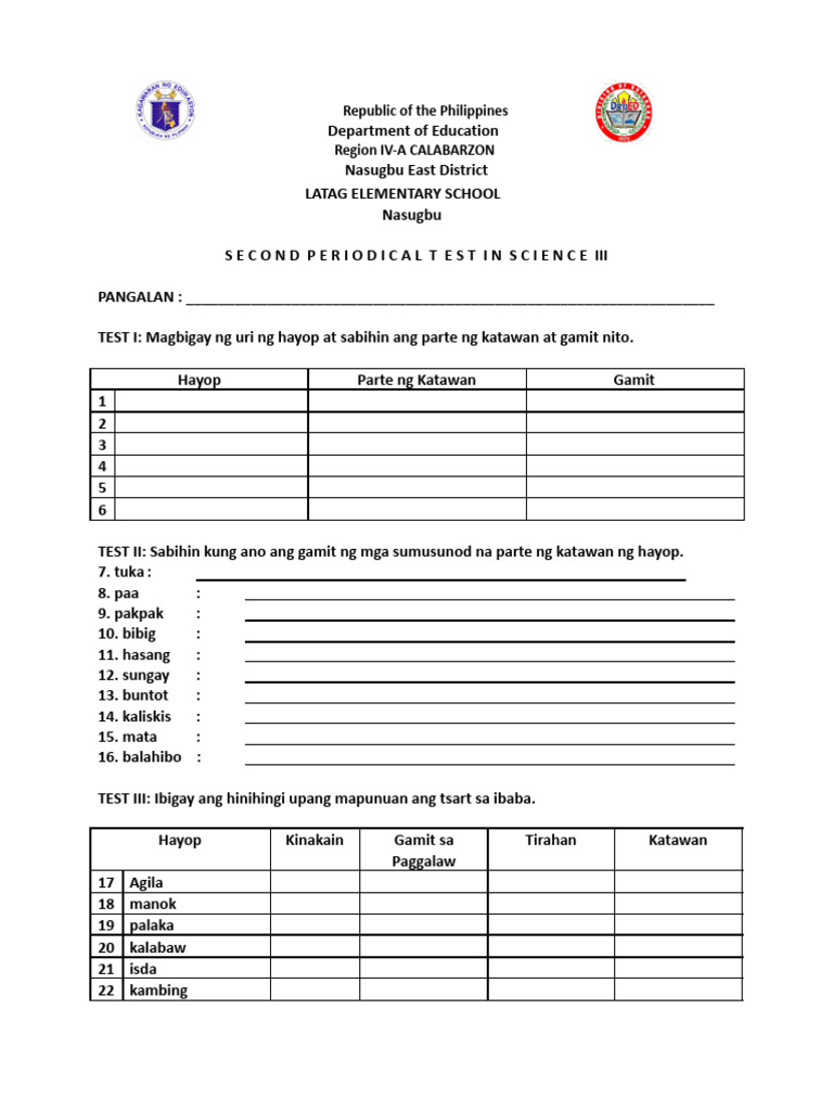 PT Science 3 q2 | PDF