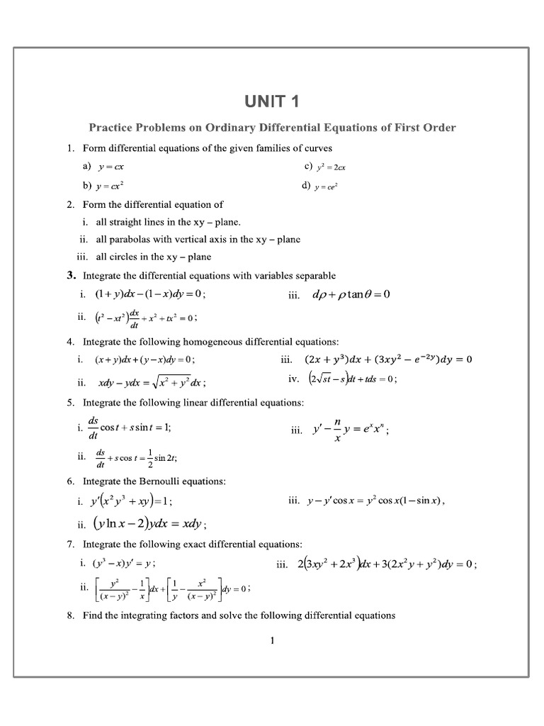 Chapter One Worksheet | PDF