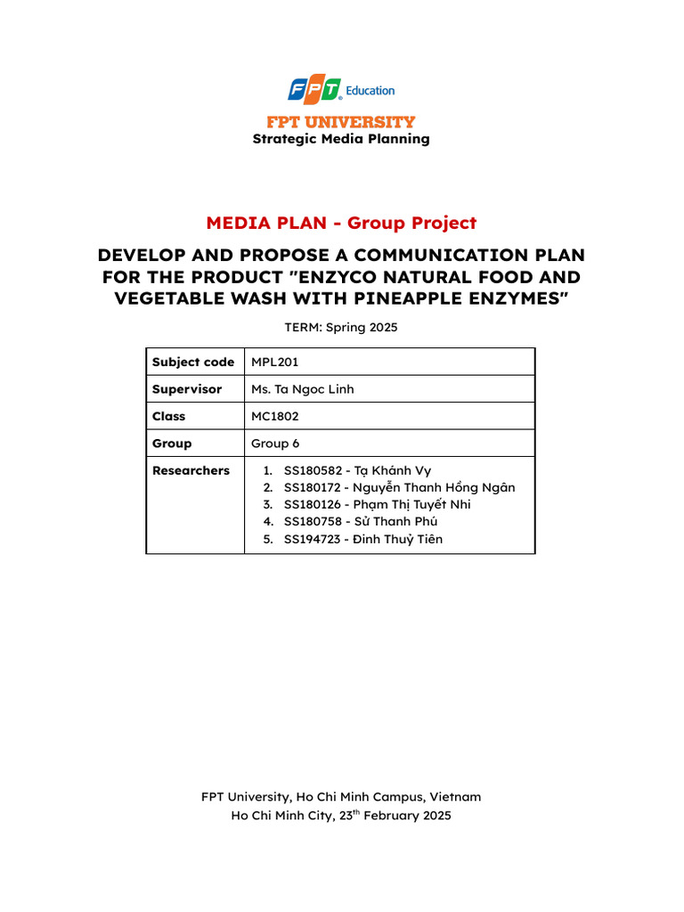 Nhóm 6 - MPL Group Project | PDF