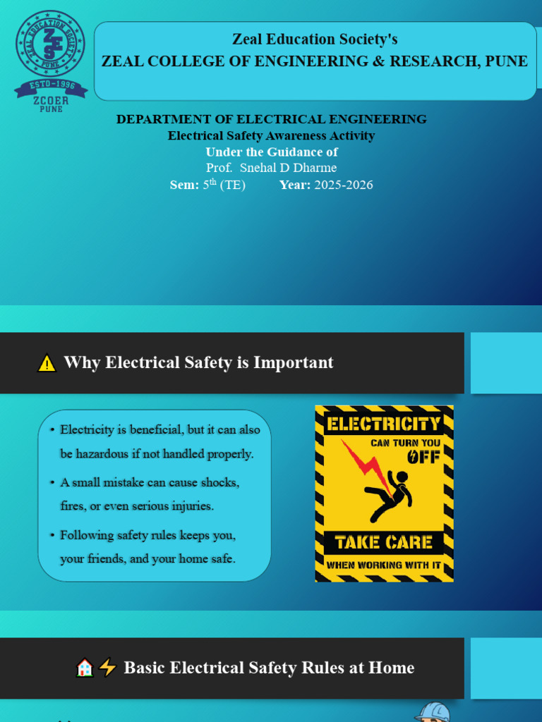 Electrical Safety Awareness Guide | PDF | Electrical Wiring | Safety
