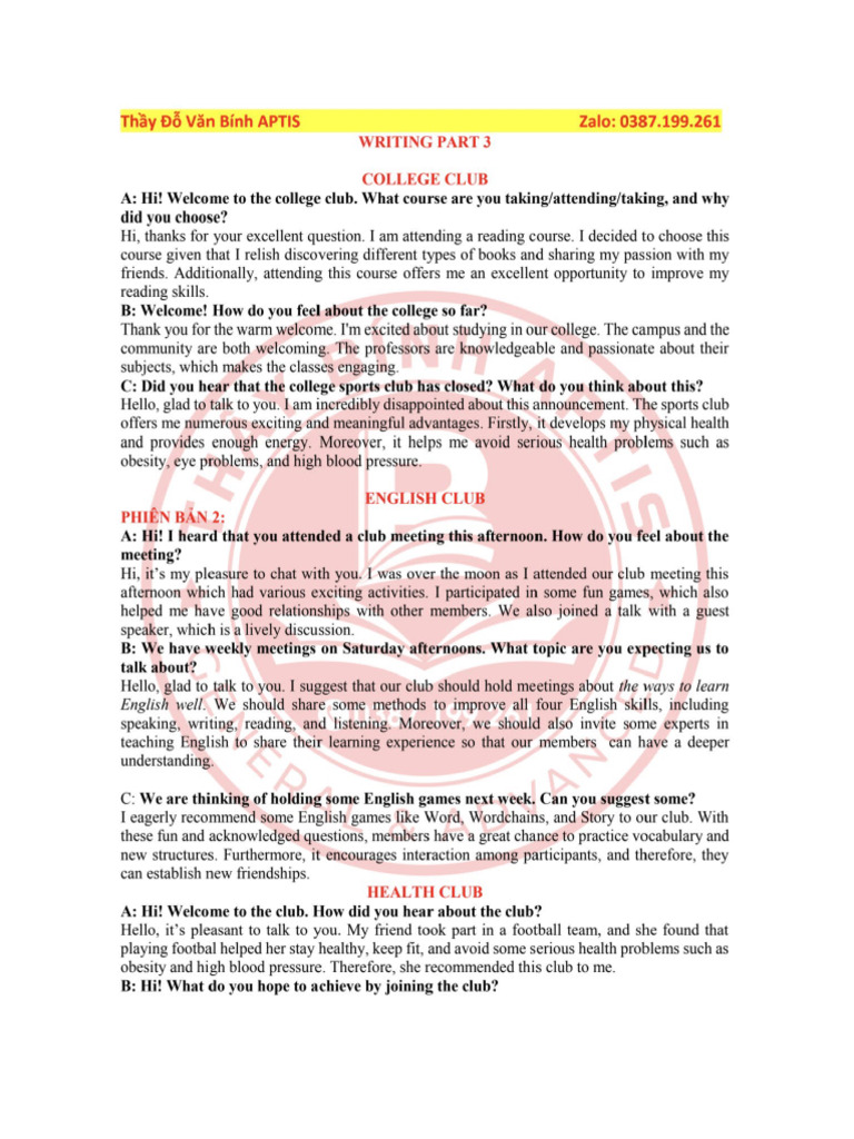 Write P3 | PDF