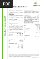 COLFLO® 67 Modified Starch Overview | PDF | Starch | Food Industry