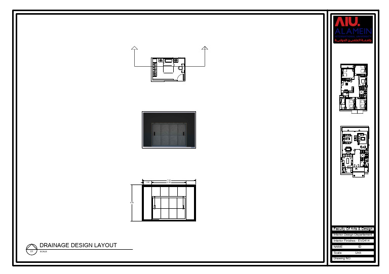 Drainage Design Layout for Interior Finishes | PDF