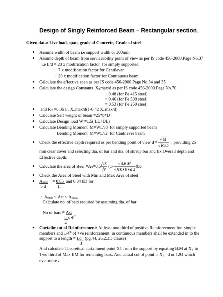 Design of Beams | PDF | Beam (Structure) | Stress (Mechanics)