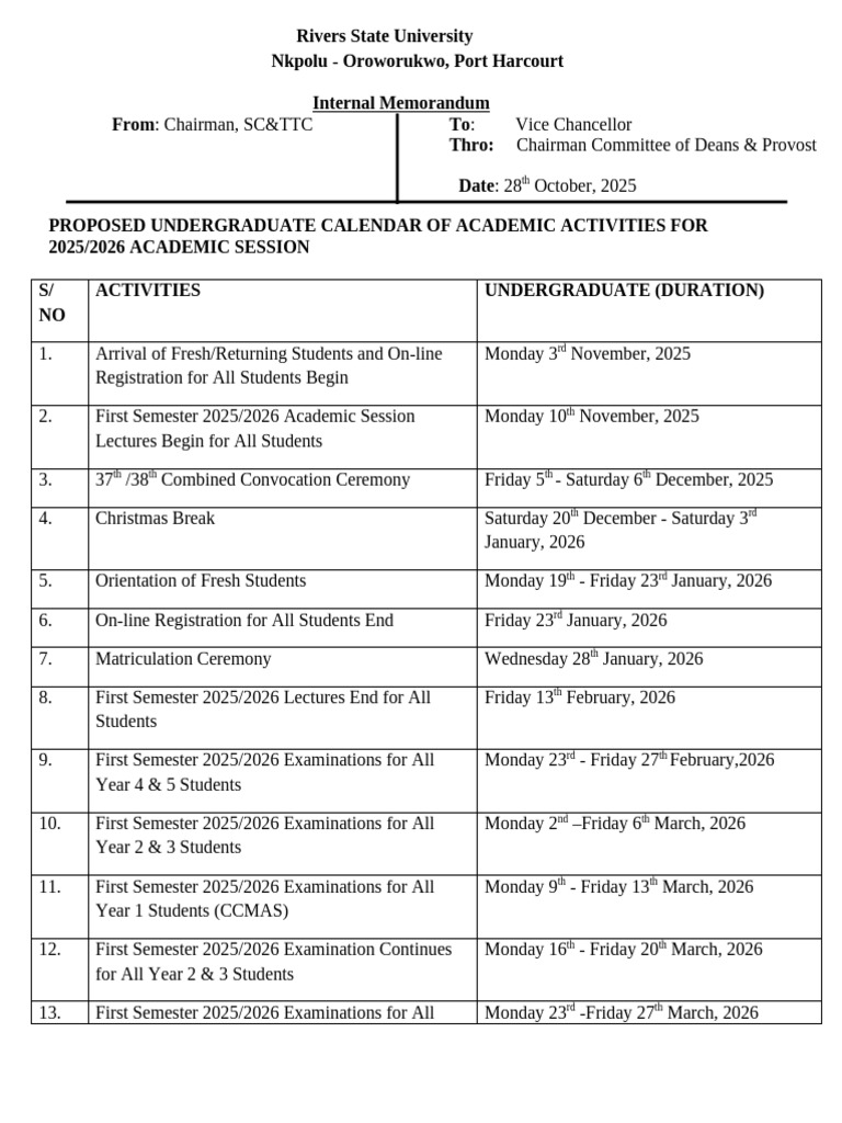 University Calendar Final - 023005 | PDF | Academic Term