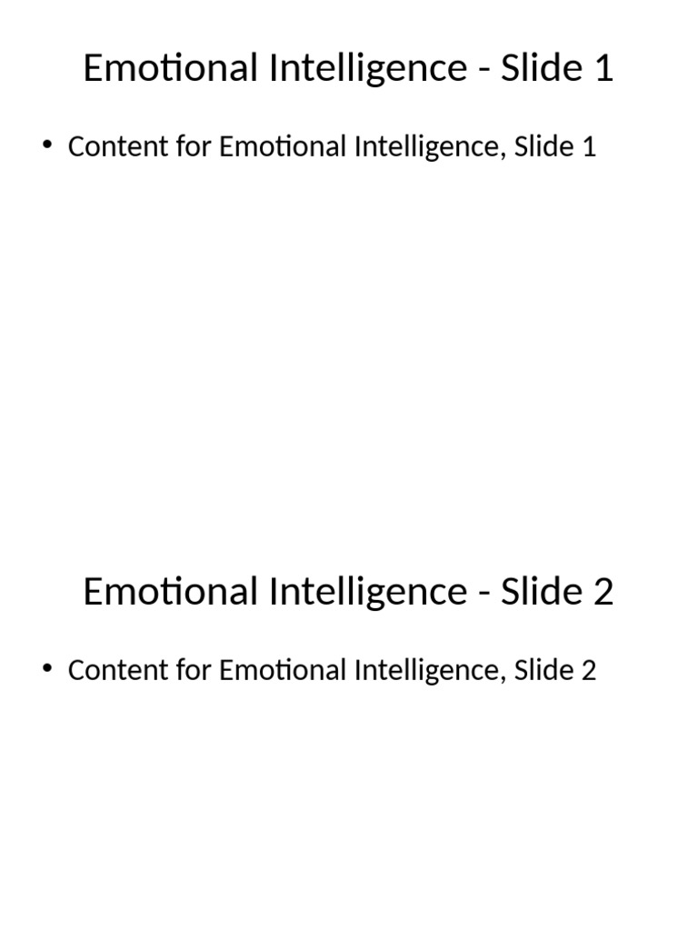 Understanding Emotional Intelligence | PDF