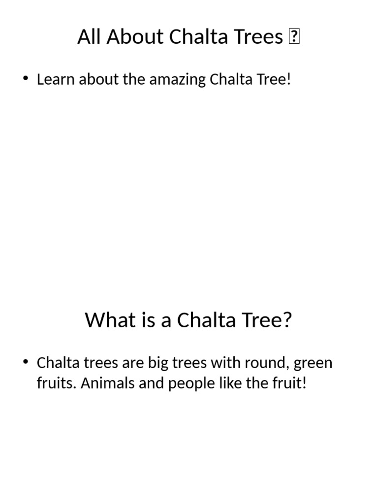 Chalta Trees in Bengal Tiger Reserves | PDF