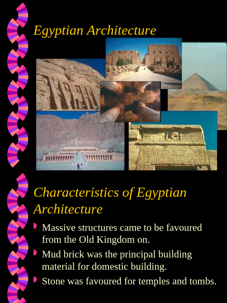 Key Features of Egyptian Architecture | PDF | Egyptian Pyramids ...