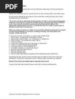 Body Injury Mapping Form | PDF