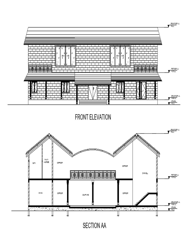 Floor Plan and Elevation Details | PDF